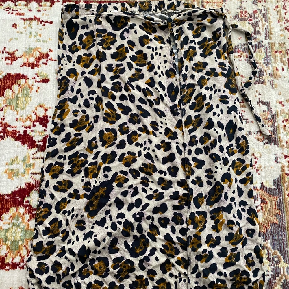 Leopard Midi Skirt